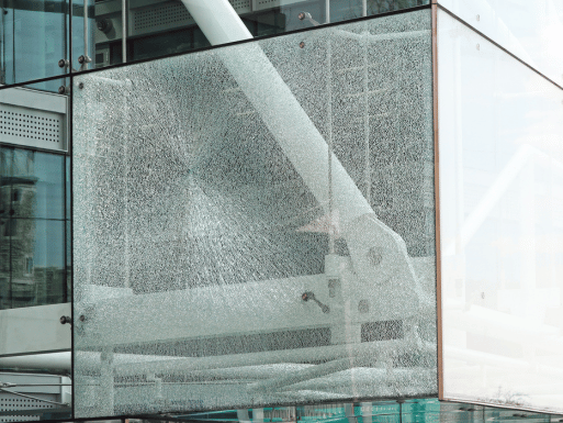 Commercial glass security placeholder