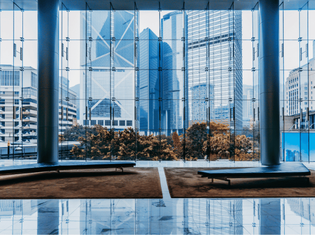 Commercial glass style placeholder